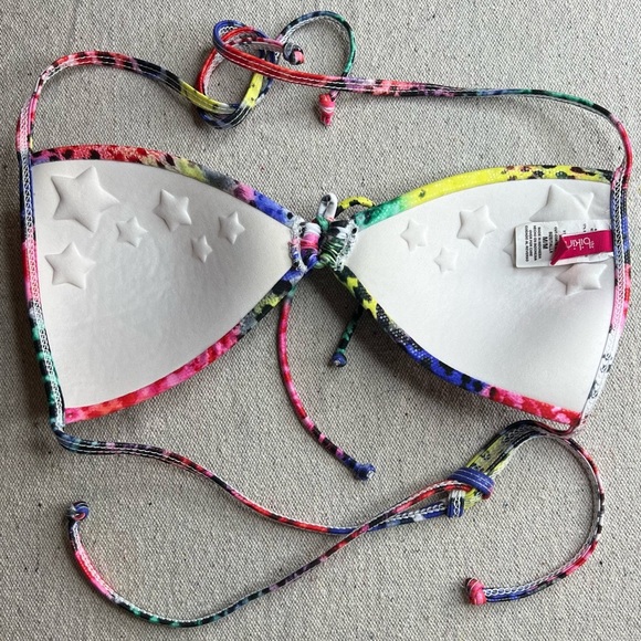 The Bikini Lab Colorful Cheetah Bikini Swimsuit - Picture 3 of 6